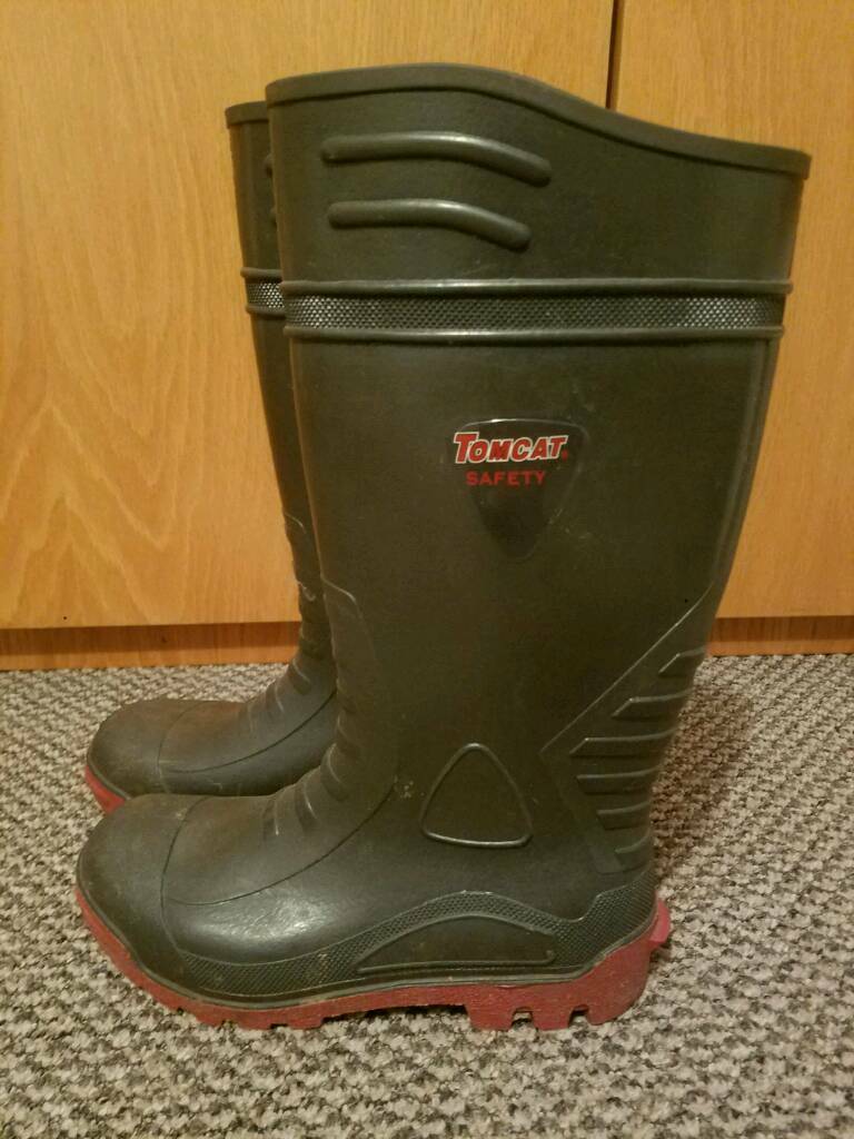 steel toe cap wellies size 5
